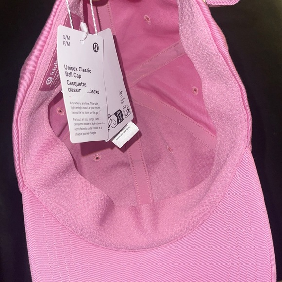 Lululemon Pink Frosting Unisex Classic Ball Adjustable Cap Size S/M NWT main image 4